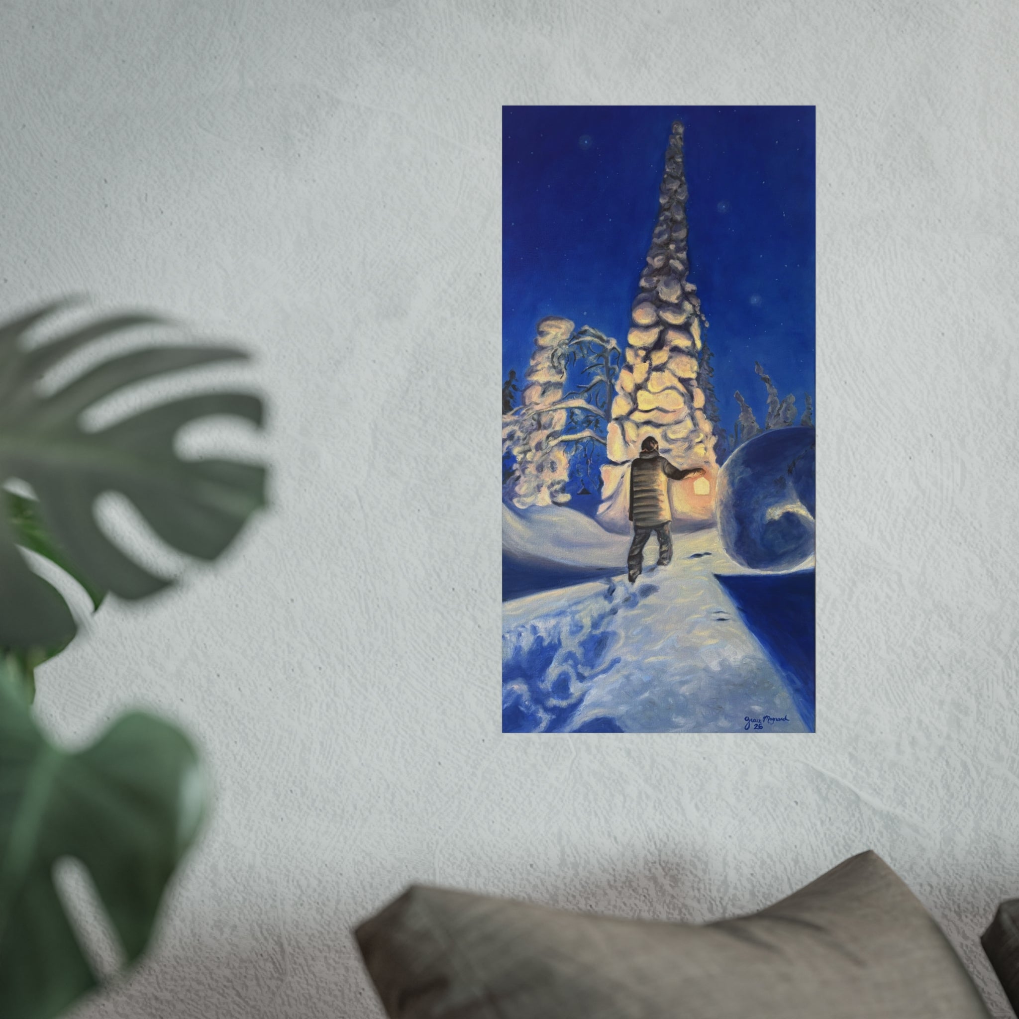 Winter Night Giclee Art Print