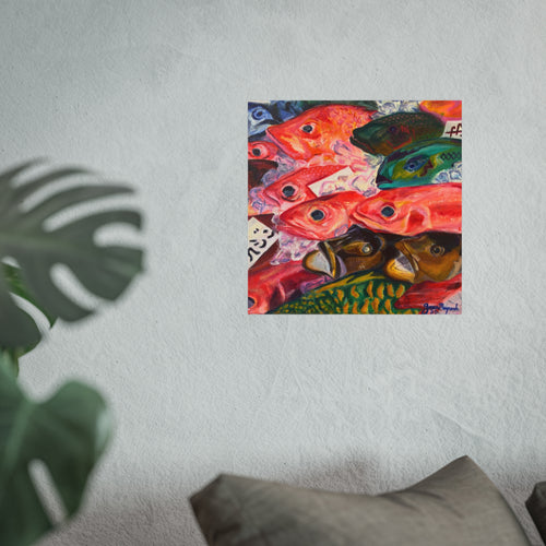Fish Market Giclee Art Print