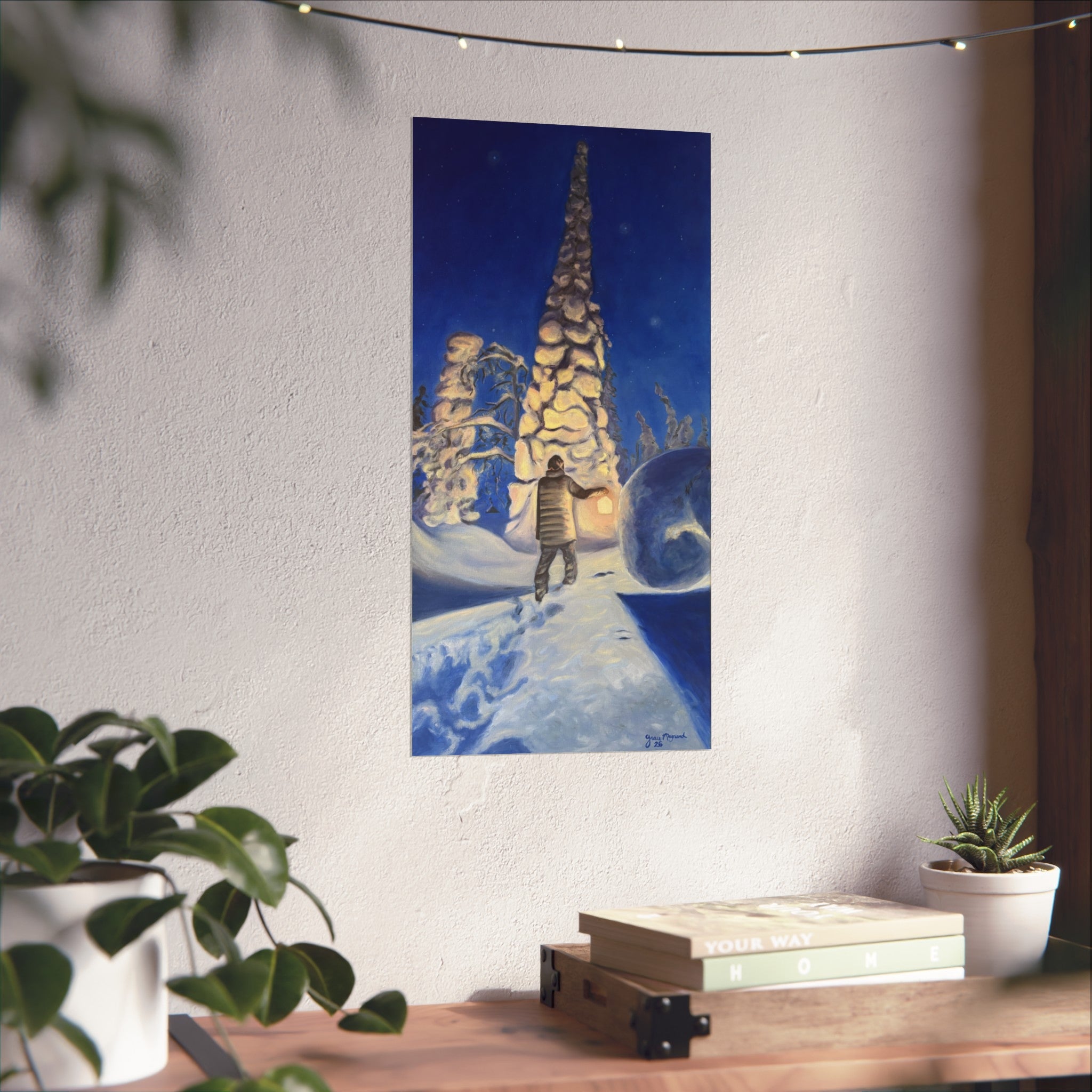 Winter Night Giclee Art Print