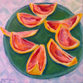 Grapefruit, 11” x 11” Oil on Canvas